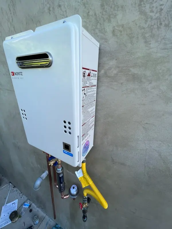 Tankless water heater installation for Tyler Park homes
